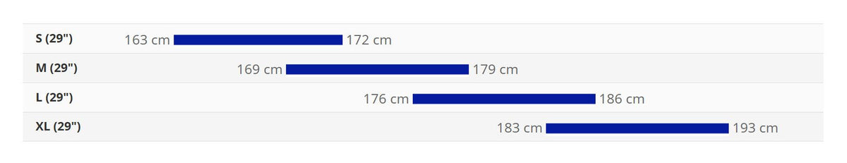 Bike sizing