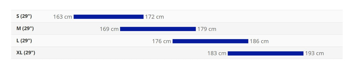 Bike sizing