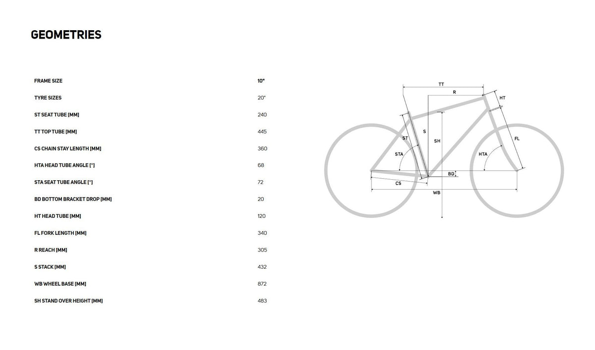 Bike geometry