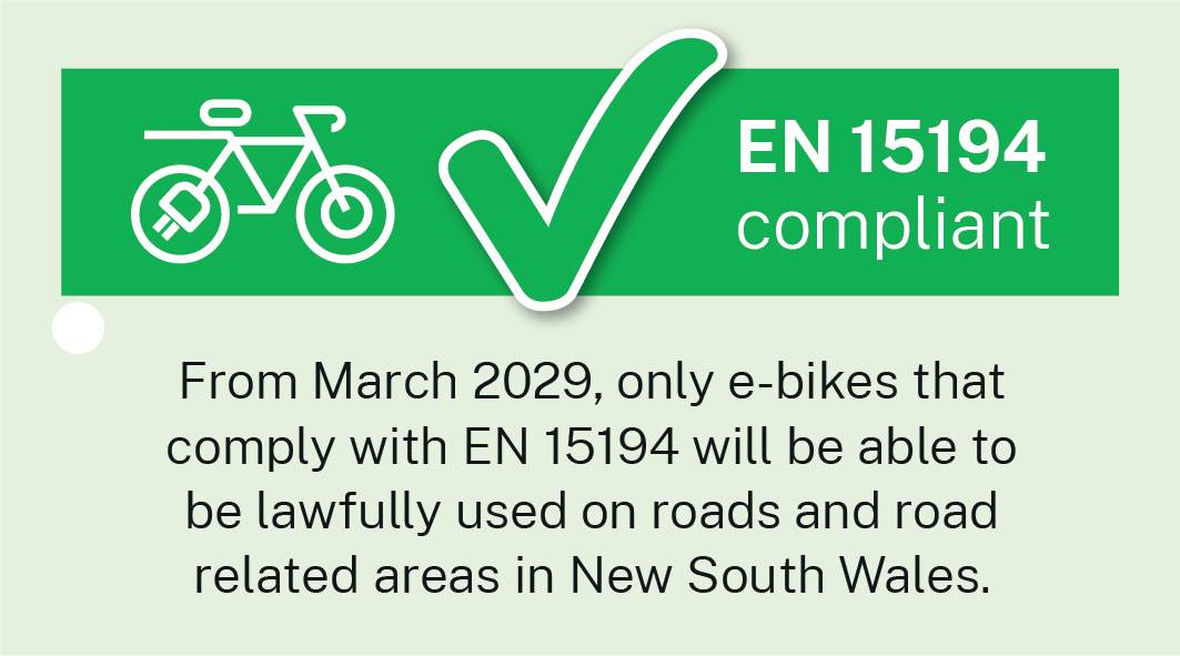 NSW Government E-Bike Compliance Statement
