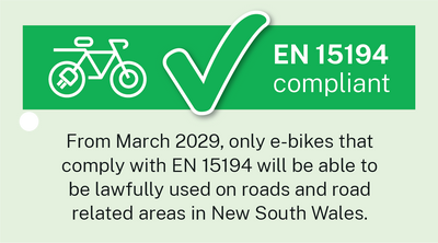 NSW Government E-Bike Compliance Statement